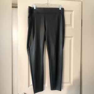 Loft Faux Leather Leggings size Large NWT